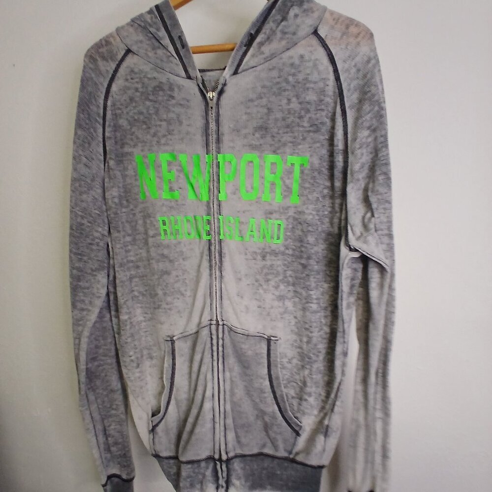 UGC Grey Ocean Blue Hoodie size large